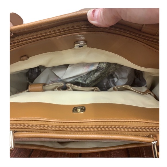 Liz Claiborne Striped Purse Bag New - Picture 4 of 8